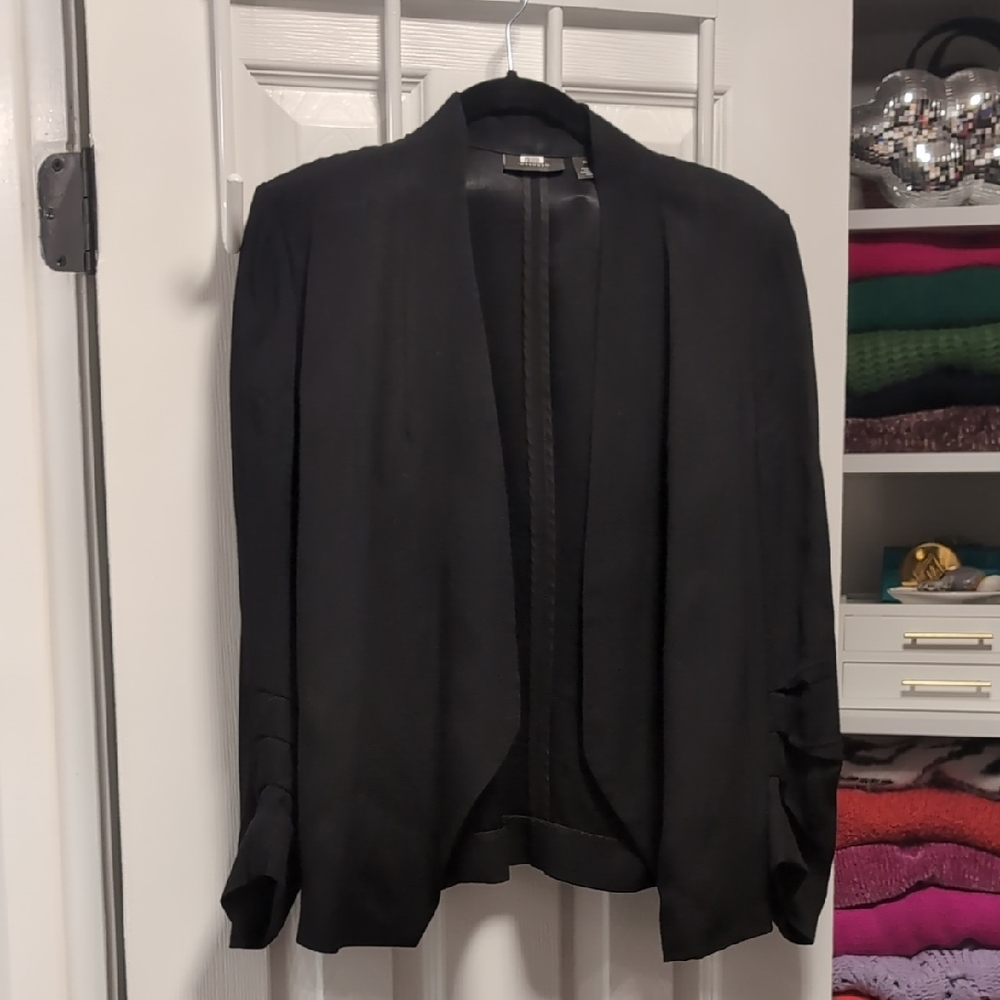 Halogen Elegant Black Open-Front Blazer